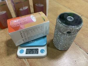 Humidificador Ultrasónico de Acero Inoxidable con Incrustaciones de Diamantes, Recargable por USB, Columnar, con Humidostato, para Dormitorio, Hogar, Oficina y Auto - Product Image 3