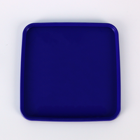 Seau à biscuits 3100ml IML avec poignée en plastique Récipient carré en plastique 3L