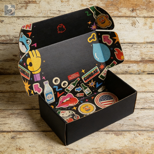 Boîte en carton ondulé personnalisée, économique, robuste, haut de gamme, emballage en papier, boîte en carton personnalisée, boîte d'expédition - Product Image 1