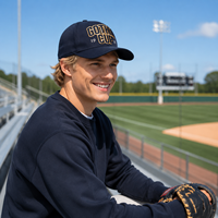 Casquette de baseball vintage brodée 3D, respirante et imperméable, unisexe, pour le quotidien, la photographie et la protection solaire – Grande Vente