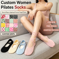 Chaussettes de yoga Xingyou antidérapantes avec sangles pour femmes, chaussettes de sport, de ballet, de danse, de pilates, de luxe, avec logo, personnalisables pour femmes