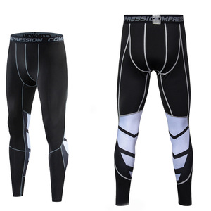 Leggings de sport sans couture à séchage rapide pour hommes, dernière conception, élastiques, pour la course et le basketball, vente en gros, fabrication OEM - Product Image 2