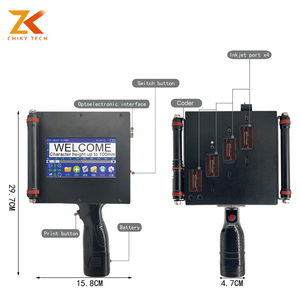 Smart Multi <strong>Function</strong> Fast Dry <strong>Single</strong> Color Big Handheld Inkjet 100Mm Thermal <strong>Printer</strong> - Product Image 6