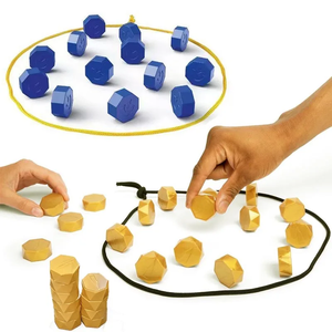Jeu de stratégie avec pierres magnétiques, jeu de société interactif avec aimants pour les soirées en famille, enfants, adultes, pièces de haute qualité (3,4 cm de long) - Product Image 3