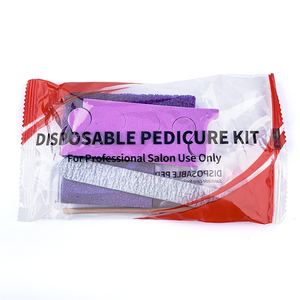 Professional 5Pcs Disposable Nail Beauty Kit 5 <strong>in</strong> 1 <strong>Manicure</strong> &amp; Pedicure <strong>Set</strong> with Toe Separator - Product Image 3