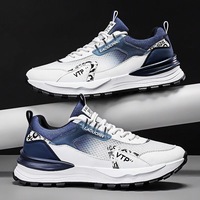 Chaussures de sport décontractées tendance pour hommes, haut de gamme, en maille respirante, cuir de vachette, semelle extérieure en caoutchouc, pour l'été