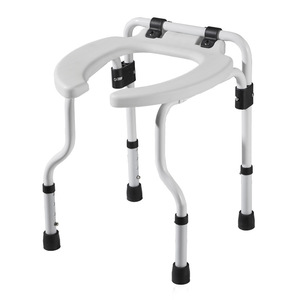 Silla de inodoro plegable de aleación de aluminio, taburete de inodoro portátil para personas mayores y mujeres embarazadas, uso doméstico - Product Image 5