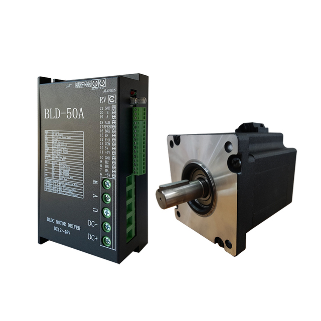 48V DC Brushless Motor Driver Set High Power High Speed 3000RPM 1000W 1500W 2000W Large Power BLDC Motor with BLD-50A Controller