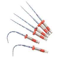 6 pièces de limes endodontiques dentaires réciproques bleues 21mm/25mm pour usage en machine, rotatives en NiTi, certifiées ISO13485, garantie 3 ans