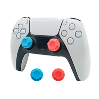 Capuchons de joysticks analogiques universels de haute qualité 6-en-1 avec design texturé unique, prise en main améliorée et options de hauteur surélevée pour PS5