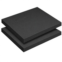 Feuilles de mousse de polyuréthane noire, inserts en mousse découpables |   Coussinets en mousse élastique pour emballage, 16x12x1,5 pouces, pour la protection des appareils photo