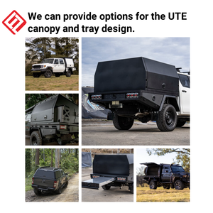 Camioneta de aluminio con doble cabina individual personalizada de fábrica, bandeja Ute, cama de camión - Product Image 4