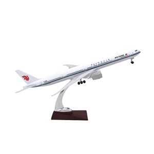 B777-300 de simulation personnalisé 37cm modèle d'<span class=keywords><strong>avion</strong></span> en résine <span class=keywords><strong>Boeing</strong></span> <span class=keywords><strong>777</strong></span> modèle d'<span class=keywords><strong>avion</strong></span> de passagers 1/200 échelle cadeau de promotion - Product Image 1