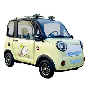 Sugar color fashion design electric mini cars suitable for young ladies driving to pickup children from school