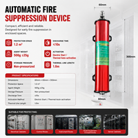 Dispositif d'extinction d'incendie FK-5-1-12 sans résidus, avec rayon de protection de 1,2 m, indice de protection IP67, pour batteries au lithium de nouvelles énergies