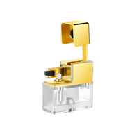 Briquet à kérosène rétro transparent, allumage créatif à bras articulé et roue à silex, cadeau haut de gamme pour hommes