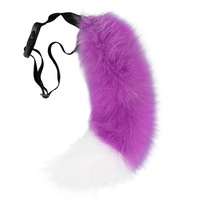 Vente en gros de queue de faux renard queue de sétaire en peluche pour accessoires de décoration queue d'animal
