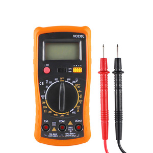 Multímetro Digital 830L 1000V 60A, Probador de Voltaje y Corriente CA/CC para Estudiantes y Profesionales - Product Image 2