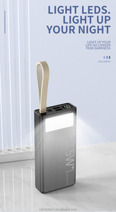 <span class=keywords><strong>แบ</strong></span><span class=keywords><strong>ต</strong></span>เตอรี่ลิเธียมโพลิเมอร์ความจุสูง ดีไซน์ใหม่ปี 2025 <span class=keywords><strong>ขนาด</strong></span> 20000 มิลลิแอมป์  พาวเวอร์<span class=keywords><strong>แบ</strong></span>งค์พกพา พร้อมพอร์ต USB คู่ และไมโครยูเอสบี - Product Image 5