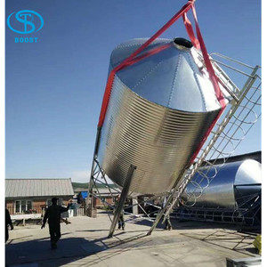 30ton Hạt thức ăn Silo cho lợn gà trang trại tùy chỉnh chăn nuôi thiết bị gia cầm thức ăn Silo hạt lúa mì ngô Ngô lưu trữ Silo - Product Image 3