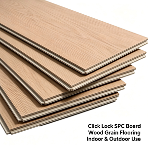 Suelo de Plástico Compuesto Ecológico de 4 mm, Sistema de Click, Aspecto de Madera, Resistente al Agua, Diseño Gráfico, Venta al Por Mayor - Product Image 4