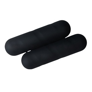 Barres d'entraînement en caoutchouc et fonte 2 kg/paire, barre d'haltères de yoga antidérapante 1 kg/pièce, barre de Pilates à gravité légère et confortable 4,5 lb - Product Image 5