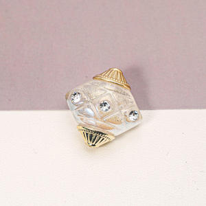 Cuentas sueltas de plástico de agujero recto de forma irregular para pulseras de materiales hechos a mano DIY accesorios de cadena de teléfono móvil - Product Image 5