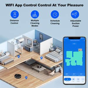 N7S-U Robotic Vacuum Cleaner with Sweeping & <b>Mopping</b> Household & Garage Use Li-Ion Battery WiFi App Control - Product Image 5