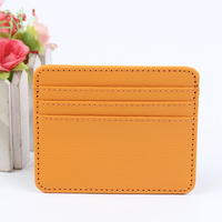 Petit MOQ, logo personnalisé, porte-cartes de crédit fin et élégant en PU, pochette pour cartes, portefeuille pour cartes, HASSION
