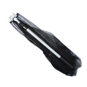 Filet de sécurité en fibre de polyester + aluminium, filet de sol 50*50 cm, profondeur du filet 45 cm, filet de pêche portable pour la pêche à la <span class=keywords><strong>carpe</strong></span> - Product Image 2