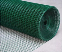 Meilleure Vente : Rouleau de Treillis Soudé Galvanisé/Revêtu PVC Noir, Certifié ISO, Ouverture 1/2'' 1''/3/4'', Treillis pour Plâtre Mural, 2-30m