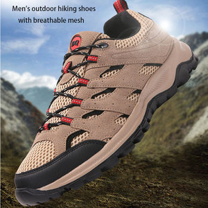 Wholesale Fashion Outdoor <strong>Men's</strong> Large Size Sport Hiking Climbing <strong>Shoes</strong> Mesh Upper Rubber Outsole Autumn <strong>Winter</strong> Hiking <strong>Shoes</strong> - Product Image 2