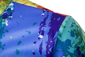 <span class=keywords><strong>Camicia</strong></span> a Maniche Lunghe da <span class=keywords><strong>Uomo</strong></span> con Stampa 3D Stile Coreano Effetto Schizzi d'Inchiostro Vendita Calda Personalizzabile - Product Image 3