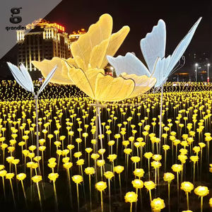 Luces Decorativas LED con Marco Metálico para Bodas, Paisajes y Centros Comerciales, con Motivo de Mariposas, Precio de Fábrica - Product Image 2