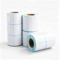 Autocollant de code-barres imperméable/résistant à l'huile/aux rayures pour étiquette thermique directe