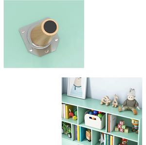 Simple Modern <strong>Bookcase</strong> Creative Storage Wood Bookshelf Cabinet for <strong>Children</strong> Toy Ottoman Storage for School Kid <strong>s</strong> Furniture - Product Image 6