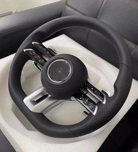 <span class=keywords><strong>Volant</strong></span> en carbone demi-perforé en cuir de Style noir pour <span class=keywords><strong>Mercedes</strong></span> Benz W213 C238 W463 W464 W222 C217 CLS C257 W205 C63 <span class=keywords><strong>AMG</strong></span> - Product Image 6