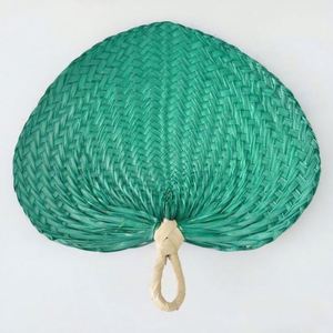 Handmade Natural Bamboo Handheld Fans Eco-Friendly 33cm Palm <b>Leaf</b> <b>Paper</b> for New Year Occasions Parties Painting Favor Gifts - Product Image 4