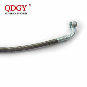 Tuyau <span class=keywords><strong>de</strong></span> frein <span class=keywords><strong>de</strong></span> moto approuvé DOT tressé en fil d'acier inoxydable 304 Tuyau <span class=keywords><strong>de</strong></span> ligne d'huile d'embrayage <span class=keywords><strong>de</strong></span> frein - Product Image 2