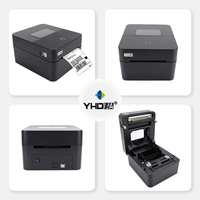 Imprimante Thermique d'Étiquettes YHDAA de Haute Qualité à Haute Vitesse pour Codes-Barres 4x6 avec Interface USB, Imprimante Thermique 4 Pouces