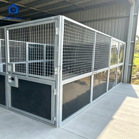 Abri pour chevaux JHorse, durable, préfabriqué, en acier, extérieur, avec toit