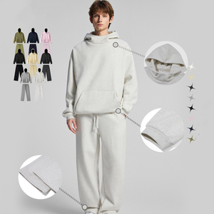 Fabricants de sweats à capuche, sweats à capuche et sweat-shirts personnalisés pour hommes pour un usage <span class=keywords><strong>d</strong></span>écontracté, ensemble de vêtements à col montant pour hommes, ensembles pour hommes - Product Image 2