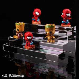 Expositor de Carteras Transparente de Acrílico Ecológico - Soporte Grueso Multicapa Autoadhesivo de Fácil Montaje para Exhibición de Prendas en Escalones - Product Image 2