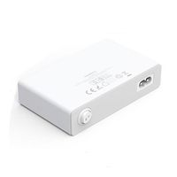 Cargador de Pared Rápido para Teléfono Móvil con 10 Puertos USB, Adaptador de Corriente de 5V 12A 60W, Estación de Carga USB Portátil de Viaje