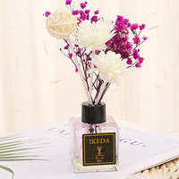 Diffuseur de parfum d'ambiance pour hôtel avec décoration florale, écologique, sans sulfate, matériau huileux, combustion longue durée