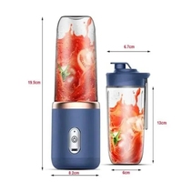 Elektrische Kleine Sapcentrifuge Draagbare Handheld Blender Mes Kop Sapcentrifuge Fruit Automatische Smoothie Blender Keuken Tool W24-310