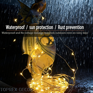 <span class=keywords><strong>Guirlande</strong></span> <span class=keywords><strong>de</strong></span> lumières LED Imperméable IP65 40 Leds Dimmable <span class=keywords><strong>Guirlande</strong></span> <span class=keywords><strong>Lumineuse</strong></span> <span class=keywords><strong>de</strong></span> Noël pour Fête du Printemps, Décorations <span class=keywords><strong>de</strong></span> Noël - Product Image 1
