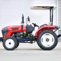 Tracteur agricole 4x4 à moteur de marque bon marché tracteur Euro 5 de 50 chevaux de puissance machine agricole polyvalente tracteur de tondeuse à gazon