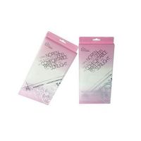 Boîte en plastique transparente pliable personnalisée avec languette de suspension pour emballage cadeau, cosmétiques, produits de beauté, petits articles et stockage de détail