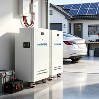 Batteries au lithium pour stockage d'énergie domestique 51,2 V 314 Ah 16 kWh, directement de l'usine, batteries LiFePO4 48 V 280 Ah, pack de batteries solaires de secours